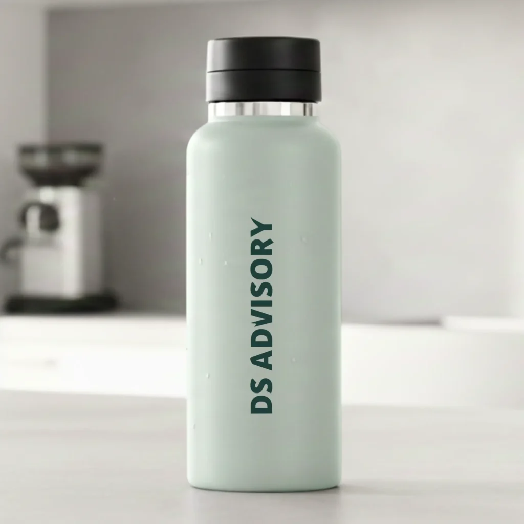 Custom merchandise highlighting cohesive design language for HR services firm in California
