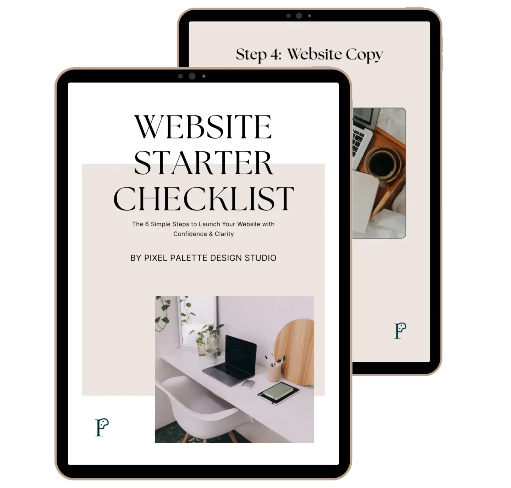 Website starter checklist free download for small business owners and creatives